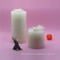 Color Wax Decorated Candle for Christmas